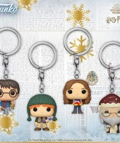 Quantum Collectibles Funko Pop! Harry Potter Holiday Keychain Bundle Pre-Order