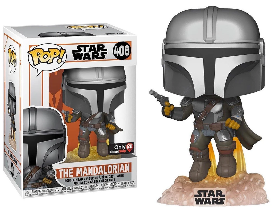 Quantum Collectibles Funko Pop! Vinyls Funko POP! Star Wars: The Mandalorian - The Mandalorian Flying With Blaster GameStop Exclusive Pre-Order 3 Quantum Collectibles Funko Pop! Vinyls Funko POP! Star Wars: The Mandalorian - The Mandalorian Flying With Blaster GameStop Exclusive Pre-Order