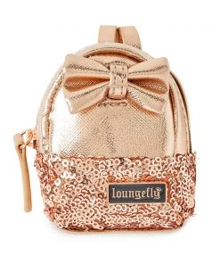 Quantum Collectibles Disney NuiMOs Rose Gold Sequin Backpack By Loungefly Preorder