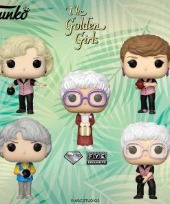 Quantum Collectibles Funko Pop! TV The Golden Girls Bundle Of 5 With Sophia FYE Diamond Exclusive Pre-order Funko Pop! Vinyls