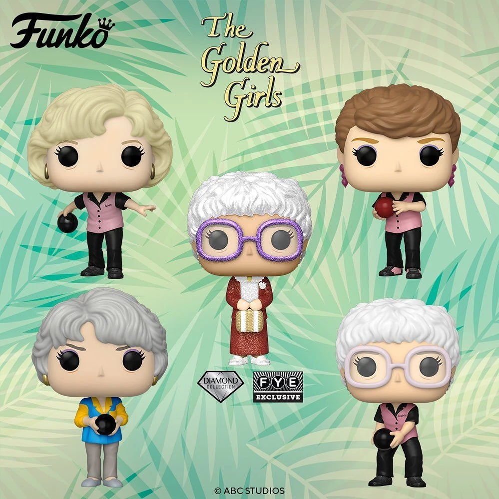 Quantum Collectibles Funko Pop! TV The Golden Girls Bundle Of 5 With Sophia FYE Diamond Exclusive Pre-order Funko Pop! Vinyls 3 Quantum Collectibles Funko Pop! TV The Golden Girls Bundle Of 5 With Sophia FYE Diamond Exclusive Pre-order Funko Pop! Vinyls