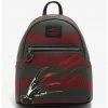 Quantum Collectibles Loungefly A Nightmare On Elm Street Freddy Glove Stripe Mini Backpack