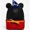 Quantum Collectibles Loungefly Disney Mickey Mouse Sorcerer Figural Light-Up Mini Backpack - US Exclusive Pre-Order