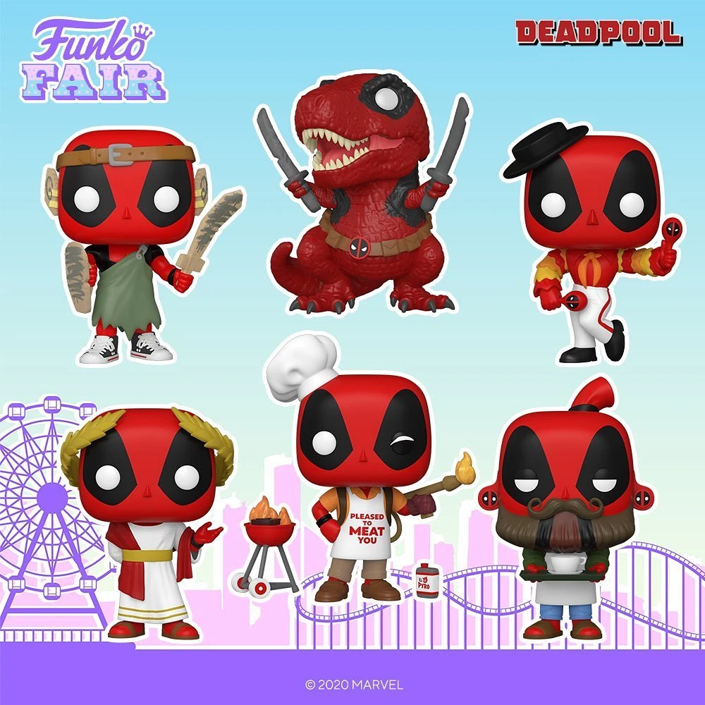Quantum Collectibles Funko Pop! Vinyls Funko Pop! Marvel: Funko Fair Deadpool Bundle Part One Pre-Order 3 Quantum Collectibles Funko Pop! Vinyls Funko Pop! Marvel: Funko Fair Deadpool Bundle Part One Pre-Order
