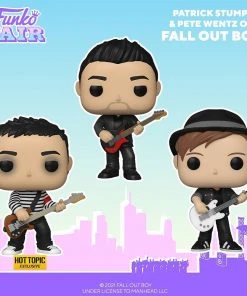 Quantum Collectibles Funko Pop! Rocks: Fall Out Boy Bundle Including Hot Topic Exclusive Funko Fair Pre-Order Funko Pop! Vinyls