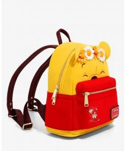 Quantum Collectibles Loungefly Disney Winnie The Pooh Floral Crown Flocked Mini Backpack - US Exclusive Preorder 9 Quantum Collectibles Loungefly Disney Winnie The Pooh Floral Crown Flocked Mini Backpack - US Exclusive Preorder