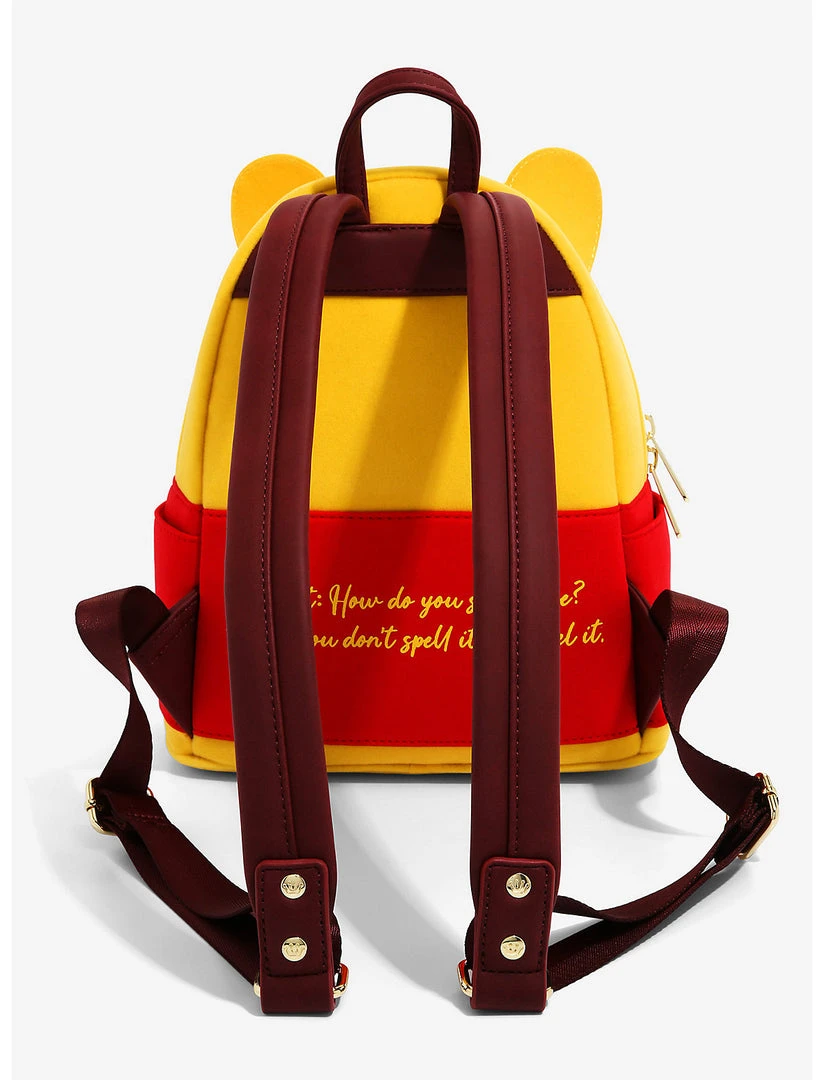 Quantum Collectibles Loungefly Disney Winnie The Pooh Floral Crown Flocked Mini Backpack - US Exclusive Preorder 5 Quantum Collectibles Loungefly Disney Winnie The Pooh Floral Crown Flocked Mini Backpack - US Exclusive Preorder