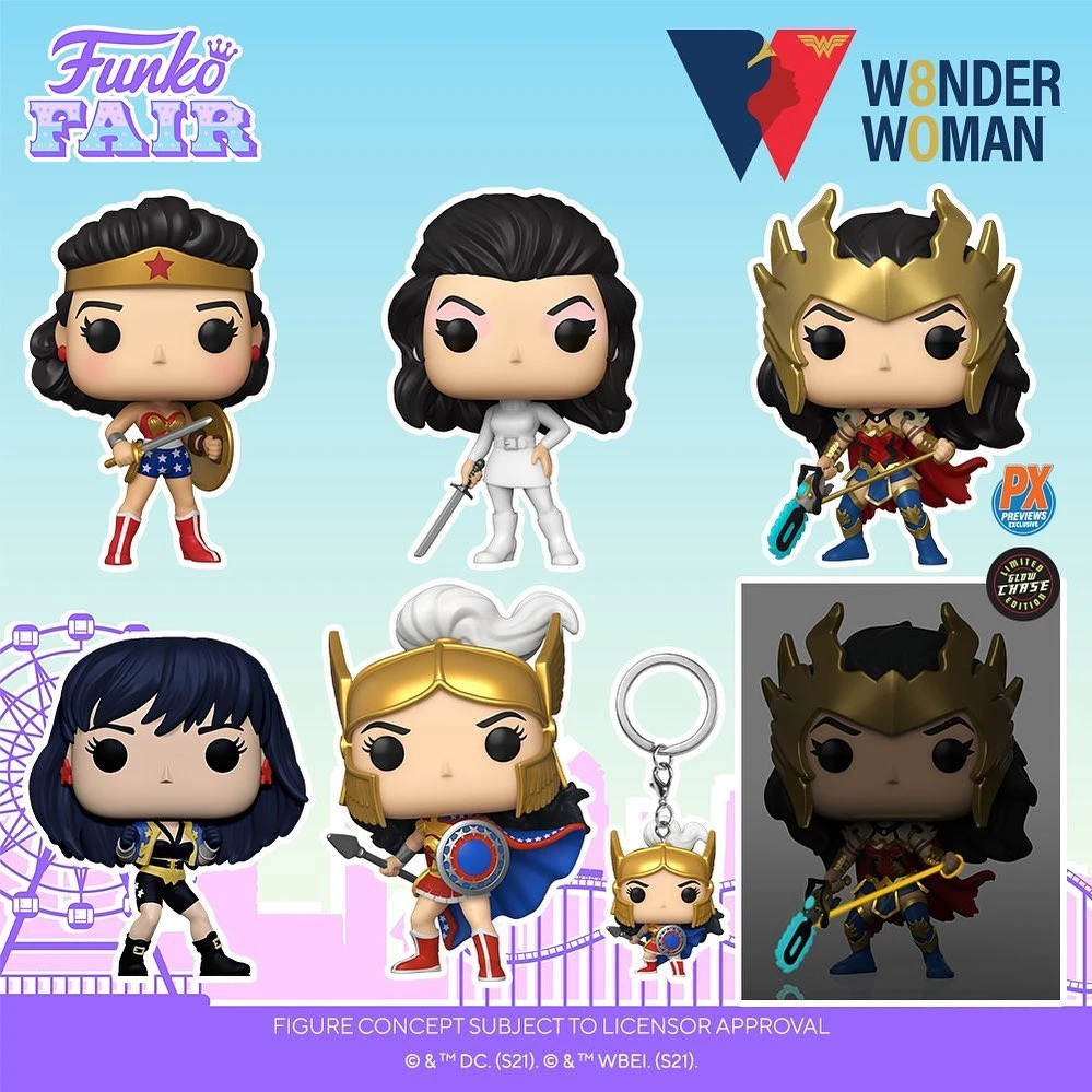 Quantum Collectibles Funko Pop! DC:Wonder Woman 80th Anniversary Bundle Including PX Chase Funko Fair Pre-Order Funko Pop! Vinyls 3 Quantum Collectibles Funko Pop! DC:Wonder Woman 80th Anniversary Bundle Including PX Chase Funko Fair Pre-Order Funko Pop! Vinyls