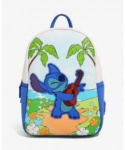 Quantum Collectibles Loungefly Disney Lilo & Stitch Stitch With Ukulele Mini Backpack US Exclusive Preorder