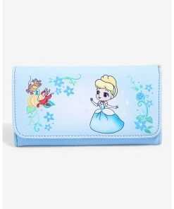 Quantum Collectibles Loungefly Disney Cinderella Chibi Character Wallet Preorder