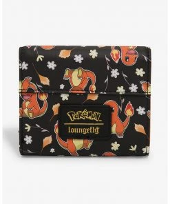 Quantum Collectibles Loungefly Pokemon Charmander Daisy Mini Flap Wallet Preorder
