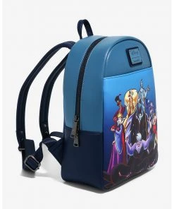 Quantum Collectibles Loungefly Villains Full Cast Mini Backpack US Exclusive Preorder