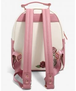Quantum Collectibles Loungefly Beauty And The Beast Floral Mini Backpack US Exclusive