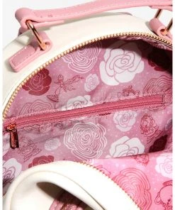 Quantum Collectibles Loungefly Beauty And The Beast Floral Mini Backpack US Exclusive