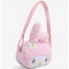 Quantum Collectibles Loungefly My Melody Plush Crossbody Bag Preorder