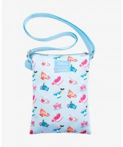Quantum Collectibles Loungefly DisneyAlice In Wonderland Character Teacups Passport Crossbody Bag Preorder