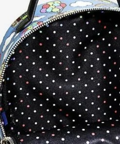 Quantum Collectibles Loungefly Up Balloons OG Heart Logo Mini Backpack