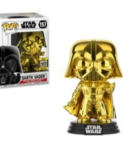 Quantum Collectibles Funko Pop! Movies Star Wars: Darth Vader 01 Galactic Convention 2019 Gold Chrome Funko Pop! Vinyls