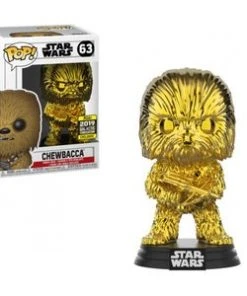 Quantum Collectibles Funko Pop! Movies Star Wars: Chewbacca 299 Galactic Convention 2019 Gold Chrome Funko Pop! Vinyls