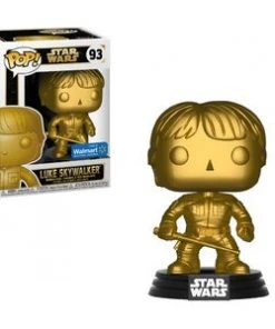 Quantum Collectibles Funko Pop! Movies Star Wars: Luke Skywalker Gold 93 Walmart Exclusive