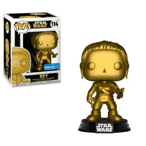 Quantum Collectibles USA Exclusive Stickered Pop Vinyls Funko POP! Star Wars: Rey Gold Walmart Exclusive 3 Quantum Collectibles USA Exclusive Stickered Pop Vinyls Funko POP! Star Wars: Rey Gold Walmart Exclusive