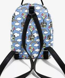 Quantum Collectibles Loungefly Up Balloons OG Heart Logo Mini Backpack