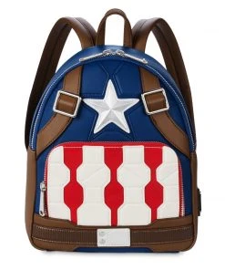 Quantum Collectibles Loungefly Disney Parks Captain America Mini Backpack Preorder