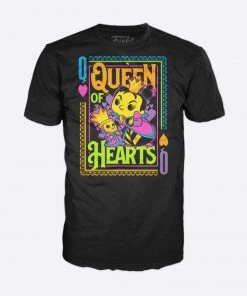Quantum Collectibles Funko Pop! Vinyls Funko POP! Alice In Wonderland: Queen Of Hearts T-Shirt Black Light Tee (Funko Exclusive) Pre-Order