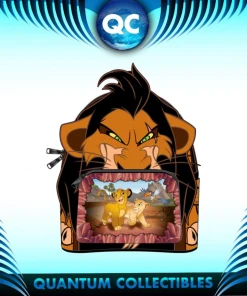 Quantum Collectibles Loungefly Lion King Scar Scene Mini Backpack Preorder