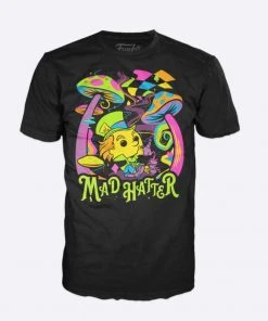Quantum Collectibles Funko Pop! Vinyls Funko POP! Alice In Wonderland: Mad Hatter T-Shirt Black Light Tee (Funko Exclusive) Pre-Order