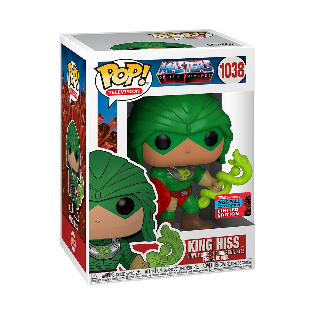 Quantum Collectibles Funko Pop! NYCC 2020 Masters Of The Universe: King Hiss Funko Pop! Vinyls 3 Quantum Collectibles Funko Pop! NYCC 2020 Masters Of The Universe: King Hiss Funko Pop! Vinyls