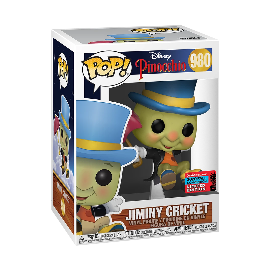Quantum Collectibles Funko Pop! Vinyls Funko Pop! NYCC 2020 Disney Pinocchio: Jiminy Cricket 3 Quantum Collectibles Funko Pop! Vinyls Funko Pop! NYCC 2020 Disney Pinocchio: Jiminy Cricket