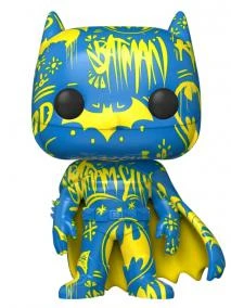Quantum Collectibles Funko Pop! DC Comics Batman Artist Series Aqua/Yellow Graffiti (Silver Edition Sticker) Pre-order Funko Pop! Vinyls