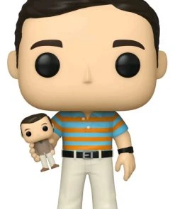 Quantum Collectibles Funko Pop! 40-year-old Virgin Andy With Oscar Goldman Doll (1:6 Chance Of Chase) Preorder Funko Pop! Vinyls
