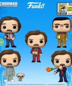 Quantum Collectibles Funko Pop Anchorman Set Of 5 SDCC Convention Sticker