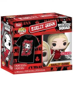 Quantum Collectibles USA Exclusive Stickered Pop Vinyls Funko POP! Movie Collectors Box: The Suicide Squad Harley Quinn (Diamond) & Tee (Target Exclusive) Preorder