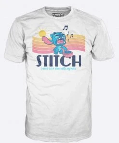Quantum Collectibles Funko Pop! Stitch With Record Player Tee Funko Shop Exclusive Preorder