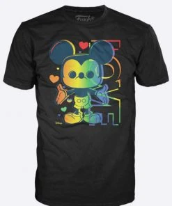 Quantum Collectibles Funko Pop! Mickey Mouse Rainbow Fade Tee Funko Shop Exclusive Preorder Funko Pop! Vinyls