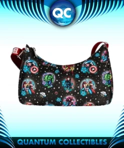 Quantum Collectibles Loungefly Avengers Floral Tattoo Shoulder Bag Preorder