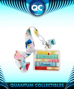 Quantum Collectibles Loungefly Disney Princess Books Classics Lanyard With Card Holder Preorder