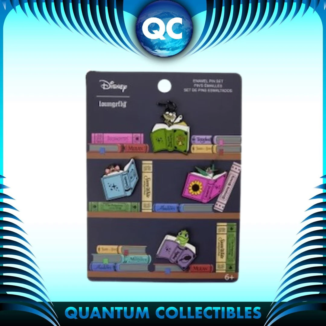 Quantum Collectibles Loungefly Disney Princess Books Classics 4pc Pin Set Preorder 3 Quantum Collectibles Loungefly Disney Princess Books Classics 4pc Pin Set Preorder