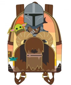 Quantum Collectibles Loungefly Star Wars The Mandalorian Bantha Ride Mini Backpack Preorder
