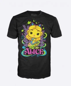 Quantum Collectibles Funko POP! Alice In Wonderland T-Shirt Black Light Tee (Funko Exclusive) Pre-Order