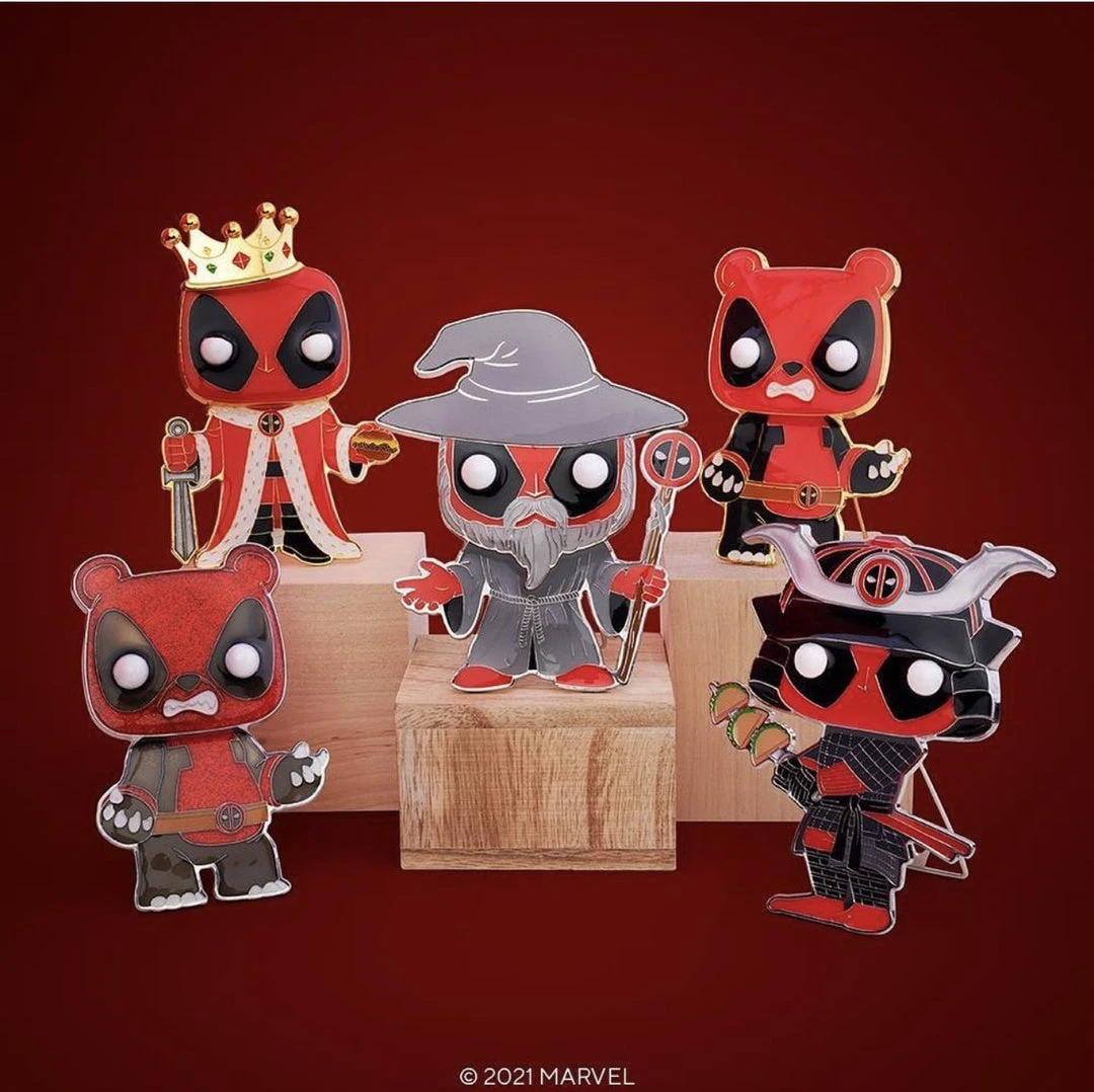 Quantum Collectibles Pop! Pin: Deadpool Preorder 3 Quantum Collectibles Pop! Pin: Deadpool Preorder