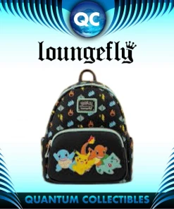Quantum Collectibles Loungefly Pokemon Starter Mini Backpack Funkon Exclusive Preorder