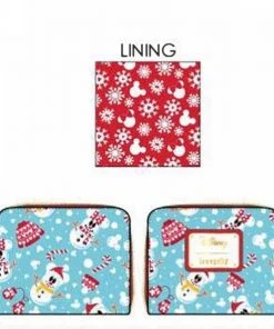 Quantum Collectibles Loungefly Disney Seasonal Snowman Minnie Mickey AOP Zip Around Wallet Preorder 5 Quantum Collectibles Loungefly Disney Seasonal Snowman Minnie Mickey AOP Zip Around Wallet Preorder