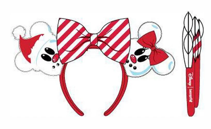 Quantum Collectibles Loungefly Disney Snowman Minnie Mickey Headband Preorder 4 Quantum Collectibles Loungefly Disney Snowman Minnie Mickey Headband Preorder
