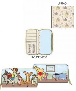 Quantum Collectibles Loungefly Disney Winnie The Pooh 95th Anniversary Parade Zip Around Wallet Preorder