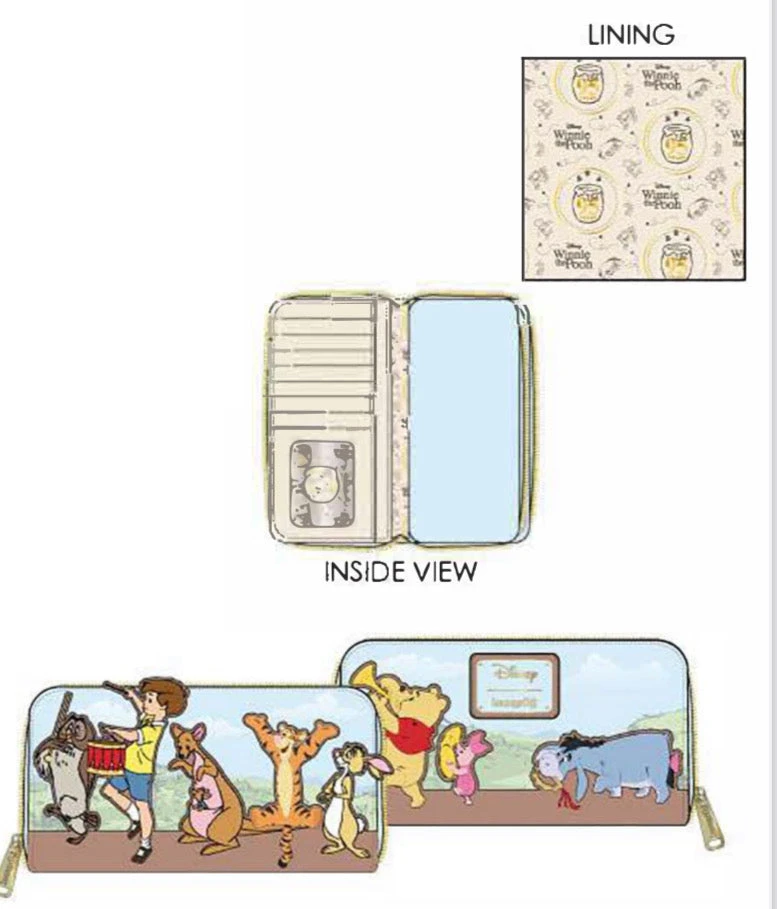 Quantum Collectibles Loungefly Disney Winnie The Pooh 95th Anniversary Parade Zip Around Wallet Preorder 4 Quantum Collectibles Loungefly Disney Winnie The Pooh 95th Anniversary Parade Zip Around Wallet Preorder