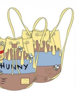 Quantum Collectibles Loungefly Disney Winnie The Pooh 95th Anniversary Honeypot Convertible Bucket Backpack Preorder